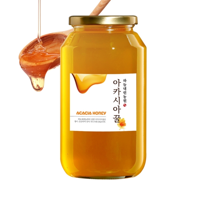 강원더몰,국산꿀 강원도 천연벌꿀 아카시아꿀 1.2kg