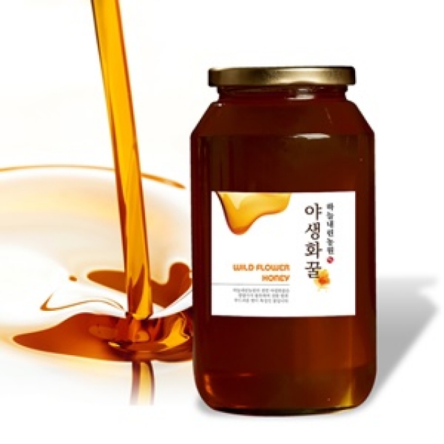 강원더몰,국산꿀 강원도 천연벌꿀 야생화꿀 1.2kg